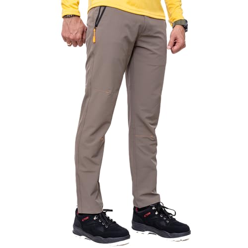 Image of GOKYO Spiti Trekking Pants Ultralight Quick Dry with high Stretch & durablity - Light Weight, Zip Side Pockets, Elastic Waistband for Mens