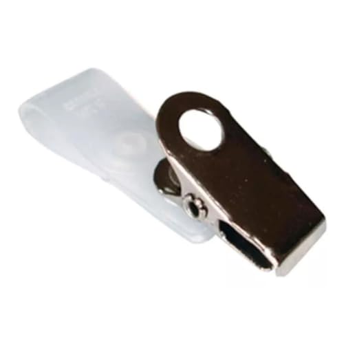 CRACHÁ, 7 x 10 CM, HORIZONTAL, TRANSPARENTE, COM PRESILHA, PLÁSTICO PP, BH-05, 50 UN