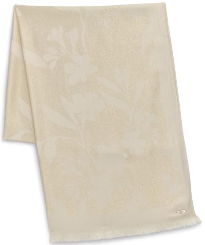 Calvin Klein Floral Vines Lightweight Lurex Scarf3