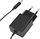 GEQUDIO Netzteil 5V / 2A kompatibel für Yealink T85W T87W T73U T73W T74U T77U T74W T54W, Snom, Fanvil, IP Telefone - Schmaler Adapter energiesparend - Universal Ladegerät mit Hohlstecker - 1er Pack