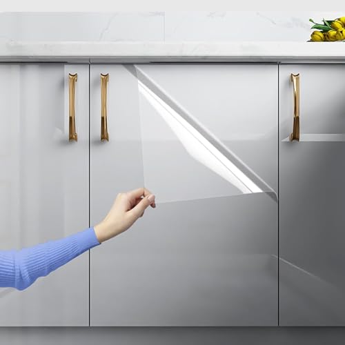 Image of Wall Protection Sheet- Clear Contact Paper Furniture Liner, Transparent Kitchen Backplash Proof || Peel & Stick Cover for Counters - Kitchen Furniture and Walls || (12 x 180 Inch)