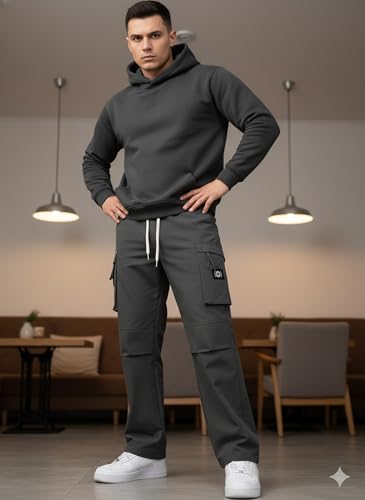 Image of Lymio Cargo for Men || Cotton Cargo Pant || Drawstring Waist Pant (Also Available in Plus Sizes) (149-152)