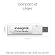 Integral Memory INCRCF USB 2.0 Compact Flash Kartenleser weiß