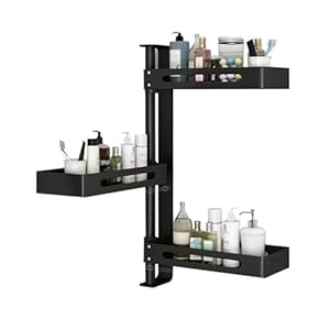 Lskdnrufh 1998 Duschregal 3-stufig Wandmontage