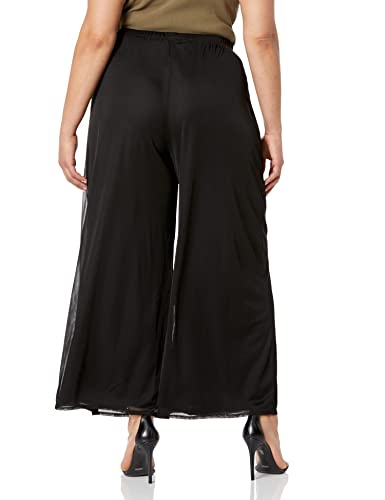 MSK Women's Petite Day to Evening Wide Leg Mesh Pant2