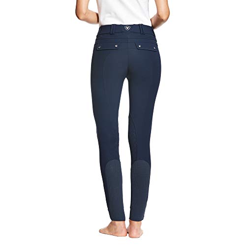 Image of Ariat Women's Tri Factor Grip Knee Patch Breech White Size 24 Regular