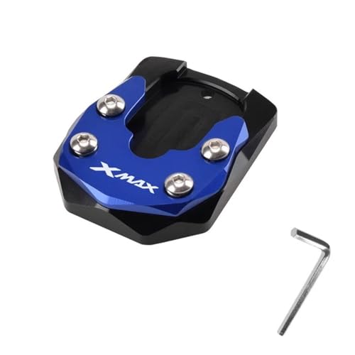 YA&MA&HA XMAX X-MAX 125 250 300 400 XMAX300 オートバイアクセサリーキックスタンドサイドスタンド延長引伸パッドサイドブラケット(19)