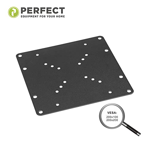 Perfect Universal VESA Adpapter VESA 50 x 50 to 200 x 200, 1 Piece, Black, VESA:200x200 - Image 3