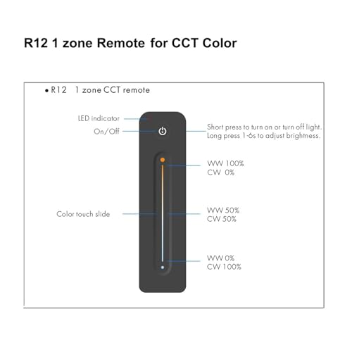 Controlador LED WZ1 para iluminación ajustable de salón 6