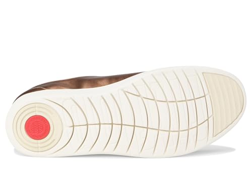 FitFlop Women's Rally Elastic Metallic Leather Slip-on Sneakers3