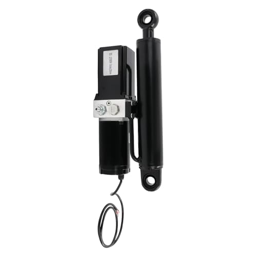 FIPINIXK Electro-Hydraulic Actuator Heavy Duty Electric Linear Actuator DC12V Two-Way Self-Locking Function for Lifting Platforms Dump Trailers (Max. Load Capacity: 2T/4409 lbs)