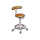 Euroclinic 27535 Hocker mit Ring, Metall Aprikose