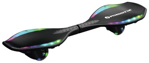 Razor Ripster Lightshow Waveboard - Tavola a Rotelle per Bambini Dagli 8 anni in su con Sterzo a 360°, Ponte Luminoso...