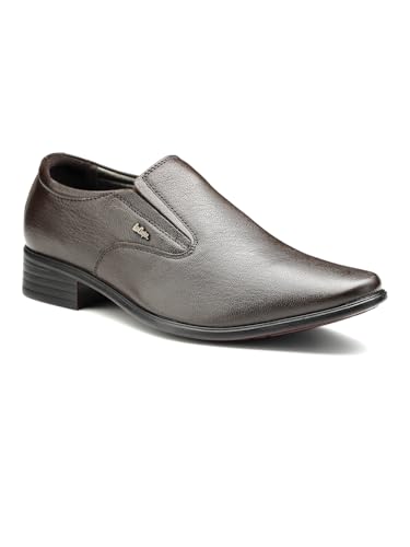 Image of Lee Cooper LC2034B2R Men's Lightweight Leather Shoes | Comfortable, Stylish Slip-On Formal Footwear for Office, Business 40EU