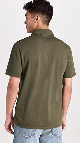 Vince Men's Garment Dye Short Sleeve Polo3