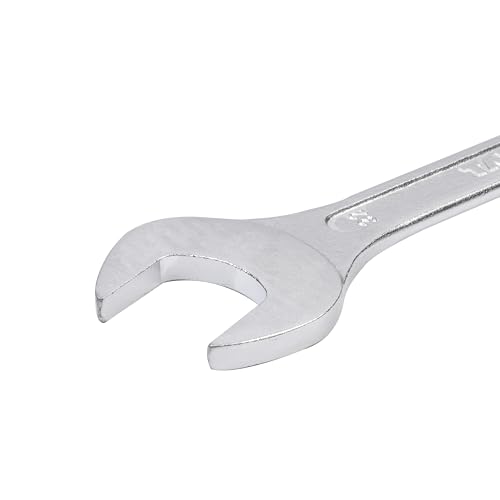 Image of TATA AGRICO D.O.E Double Open End Spanner | Self-Tightening Wrench | Chrome Vanadium Steel, Glossy Finish | 30x32mm | Durable Repairing Tool Accessory for Home & Workshop Repairs | (SMD512, Pack of 1)