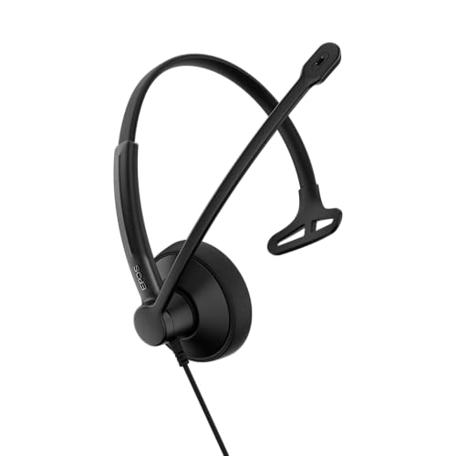 EPOS Impact 100 MS Stereo USB Headset - Microsoft Teams Certified, Noise-Cancelling Mic, Lightweight