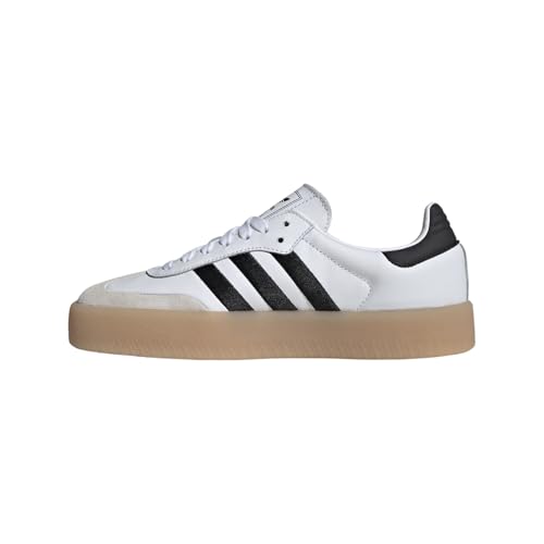 Adidas Sambae Womens Shoes (White Black Gum, US Footwear Size System, Adult, Women, Numeric, Medium, 8.5)3
