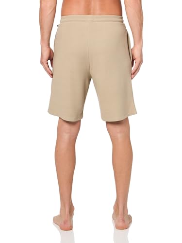 BOSS Soft Ribbed Sweat Shorts, Black Berry Blue, M2