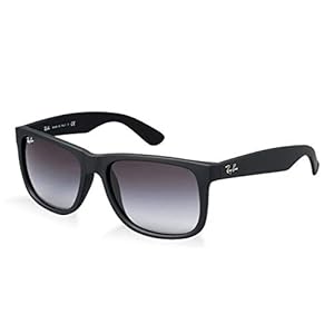 Ray-Ban Justin RB 4165 601/8G Matte Black / Grey Gradient | Ensemble Complet