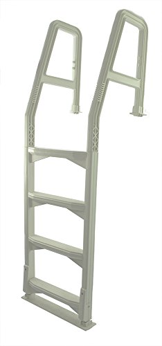 Aqua Select Heavy Duty Resin-Based Pool Deck Ladder for Above Ground Pool |