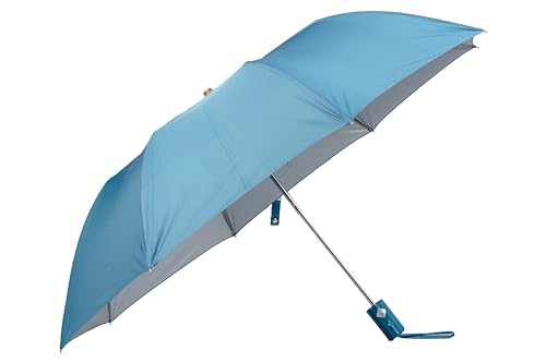 Image of Sun A-Series 2 Fold UV Protective Umbrella (Steel Blue)