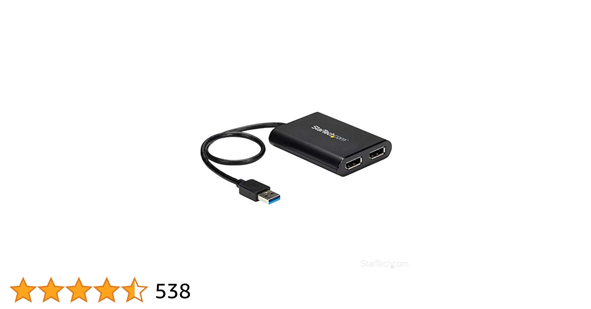 その他 USB3.0 to Dual DP Adapter - 4K 60Hz StarTech.com USB