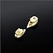 Gold Tooth Cap 4 PCS Fashion Vampire Fangs Teeth Hip Hop 14K Gold Plated Single Tooth Caps For Teeth Mouth(Silver Set)