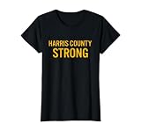 Harris County High School Strong T-Shirt, Women, Black, Large