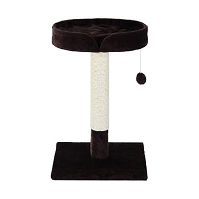 PawHut 70cm Height Cat Tree Scratching Post Furniture Pet Play Area Activity Center Kitten Climbers Climbing Exercise w/ Hanging Toy & Cushion