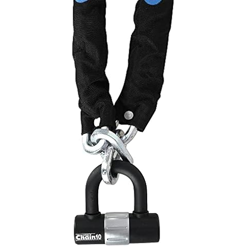Oxford 10 Square Link Chain with Padlock Cover
