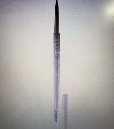 alverde NATURKOSMETIK Augenbrauenstift Perfect Slim Automatic 04 Macchiato, 0,05 g