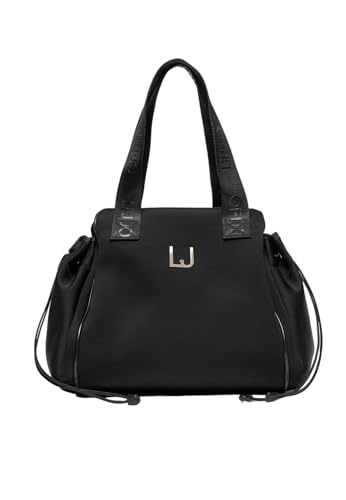 Sac en tissu noir Liu Jo l'accessoire idéal pour vos sorties urbaines