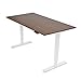 Produktbild Ergotopia® Elektrisch höhenverstellbarer Schreibtisch | 5 Jahre Garantie | Ergonomischer Steh-Sitz Tisch mit Memory Funktion | Beugt Rückenschmerzen vor & Macht produktiver (180x80, Nussbaum, W)