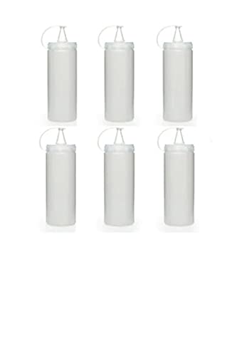 Titiz Şeffaf Plastik Sızdırmaz Kapaklı Fişek Sosluk 700 ml X 6'lı Set