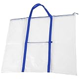 SUPVOX Sacoche de Rangement Rigide en PVC pour Posters et Planches à Dessin Pochette Blan...