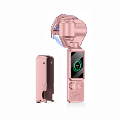 Housse DJI Osmo Pocket 4 rose avec cordon de transport antichoc Wigento