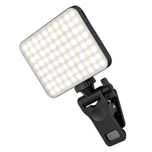 SEWACC Portable Led Fill Light for Phone Selfie Lights for Laptop Camera Video Conference Photography