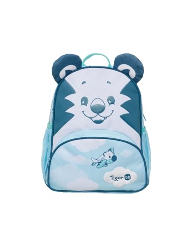 Mochila Escolar de Costas Happy Pilot Infantil Azul - Tigor T. Tigre