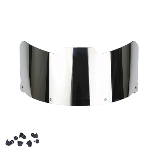 Fenduoer Softball/Baseball Mask Visor, Eye-Shield for All Defense Fielder’s Mask Sports Sunglasses Silver