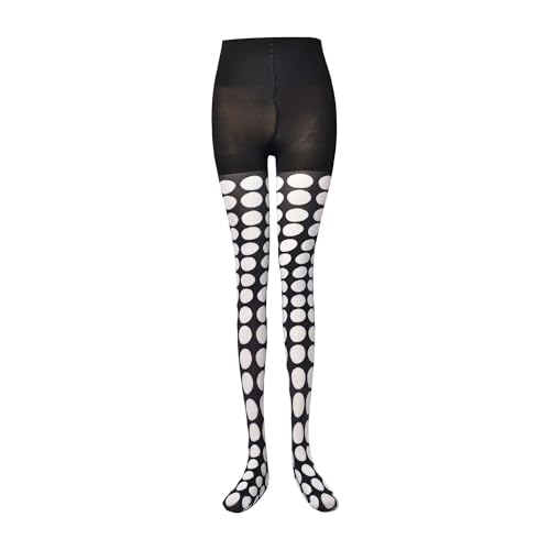 Image of kate spade new york Women's Printed Dot Tights, 1-pack of Stylish Statement Tights, Soft Stockings, Seamless