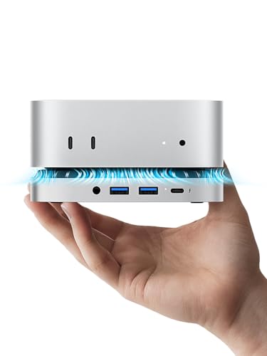 Mac mini M4 station d'accueil USB4 40 Gbit/s MOVE SPEED hub extension support SSD NVMe aluminium audio