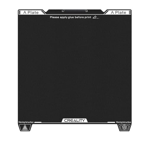 Creality K1C K1 SE Epoxy Resin Build Plate Kit 3D Printer Heat and Wear Resistance Epoxy Resin Coating Spring Steel Plateform Print Bed with Wipe Nozzle Design for K1C K1 SE