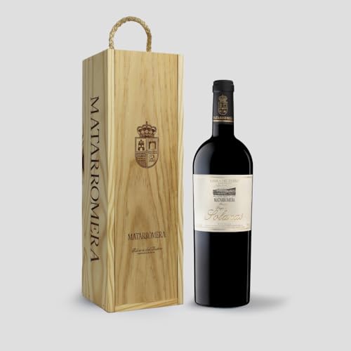 Matarromera Pago de las Solanas Vino Tinto D.O. Ribera del Duero – Vino de Autor, Caja de Madera 1 botella 75 cl