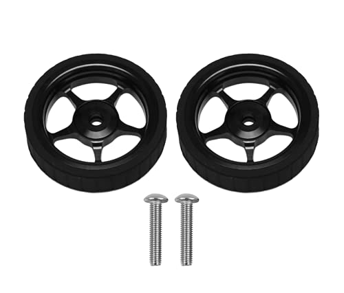 Roues larges Brompton ver 2 faciles à installer LONDON CRAFTWORK Noir
