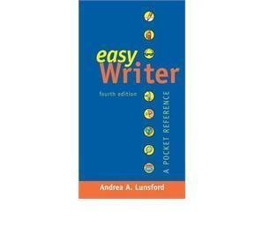 Paperback:Easy Writer : A Pocket Reference [[4th (fourth) Edition]] Spiral binding: Andrea A ...