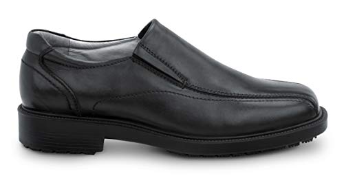 SR Max Brooklyn, Men's, Black, Twin Gore Dress Style Soft Toe Slip Resistant Work Shoe3