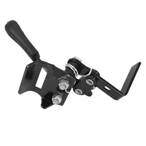 Veemoon Freno de Montaje Lateral para Silla de Ruedas Eléctrica, Dispositivo de Asistencia de Frenado Manija Metálica, Compatible Sillas de Transporte y Plegables, Accesorio Seguro