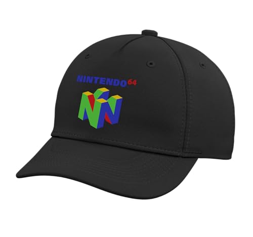 Nintendo Chest Pocket N64 Logo Adjustable Printed Baseball Hat