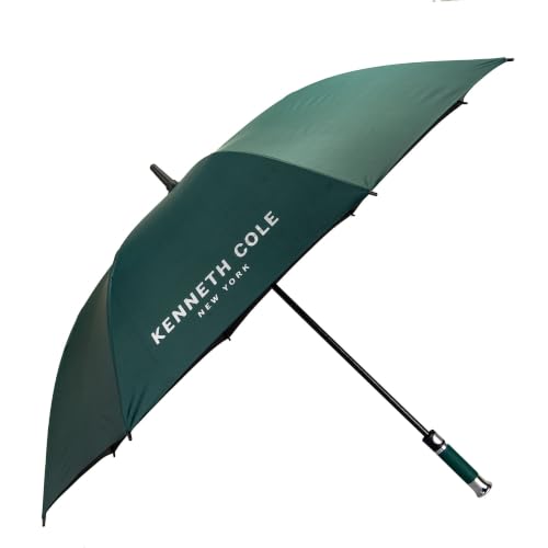 Image of KENNETH COLE New York Folding Umbrella for Men & Women, Auto Open, Lightweight Compact Design, 45.6 Inch Water Resistant Canopy, Portable Travel Umbrella for Rain & Sun - KCUM003